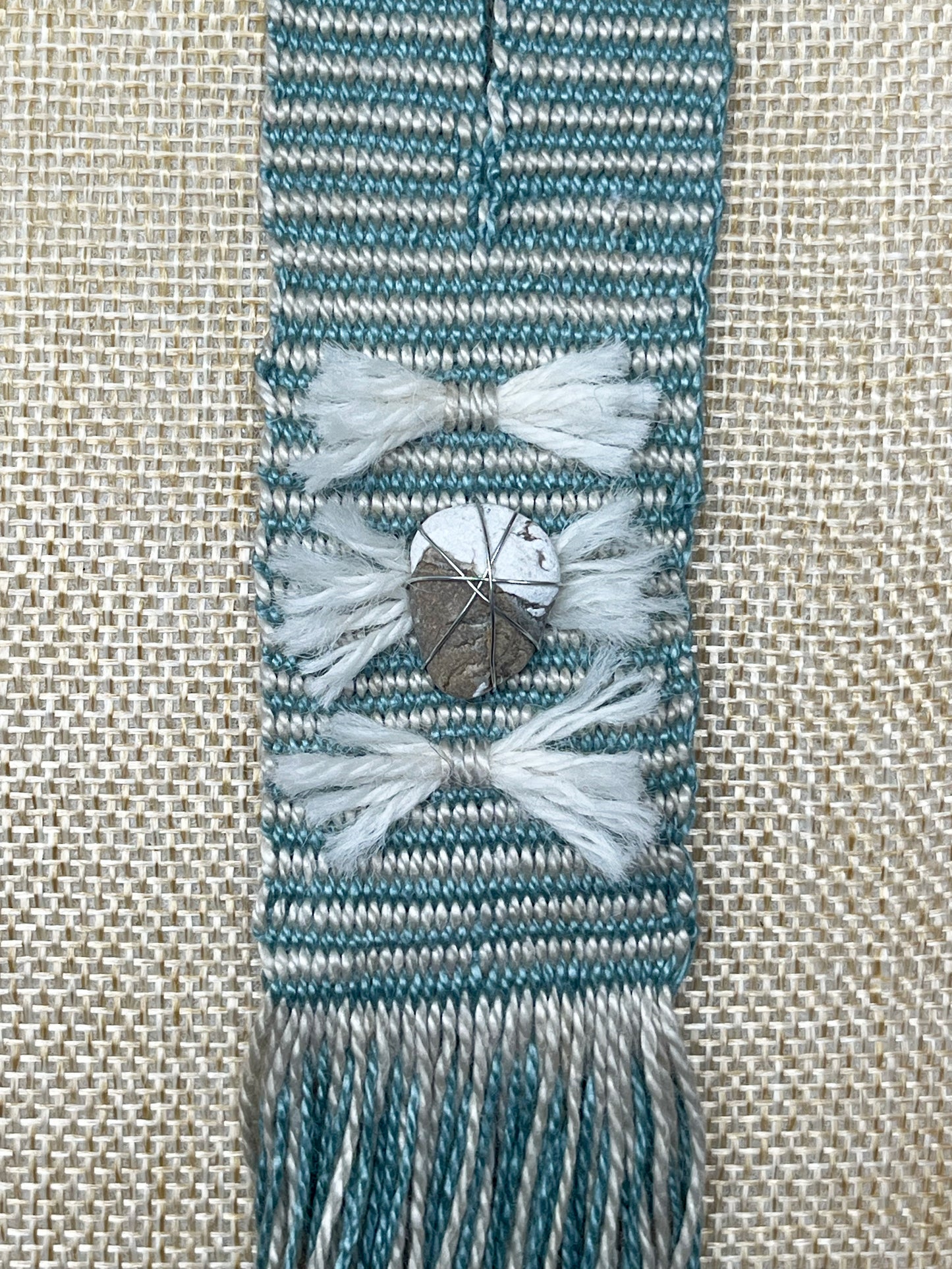 talisman woven necklace