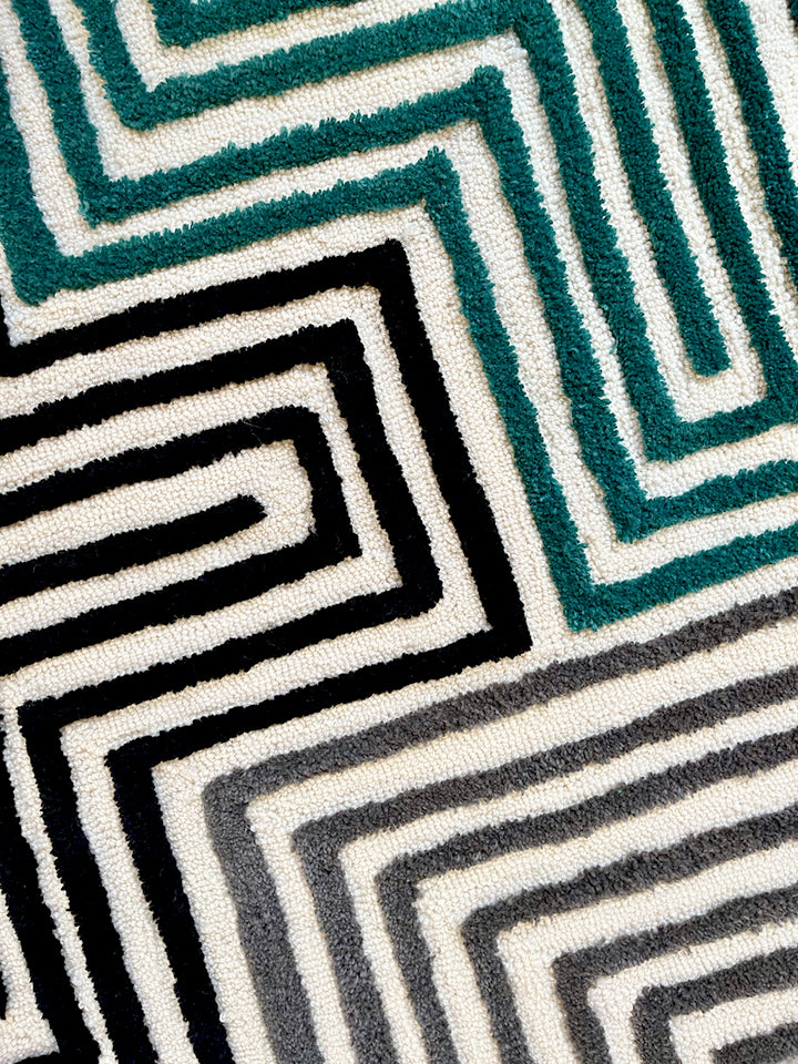 geo 'interlock' rug