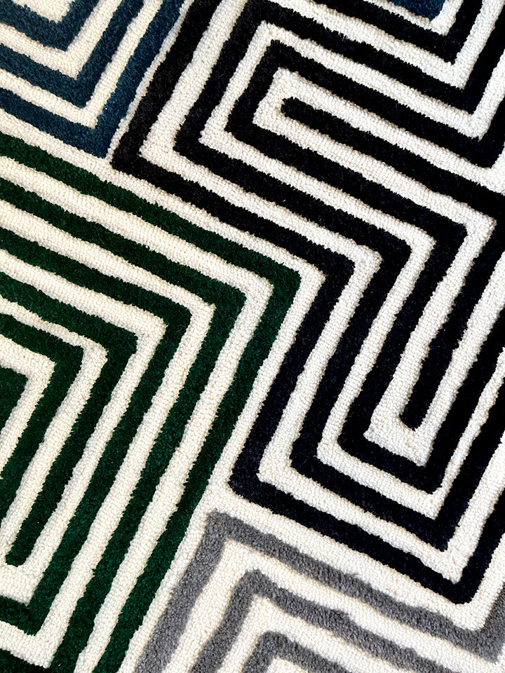 geo 'interlock' rug