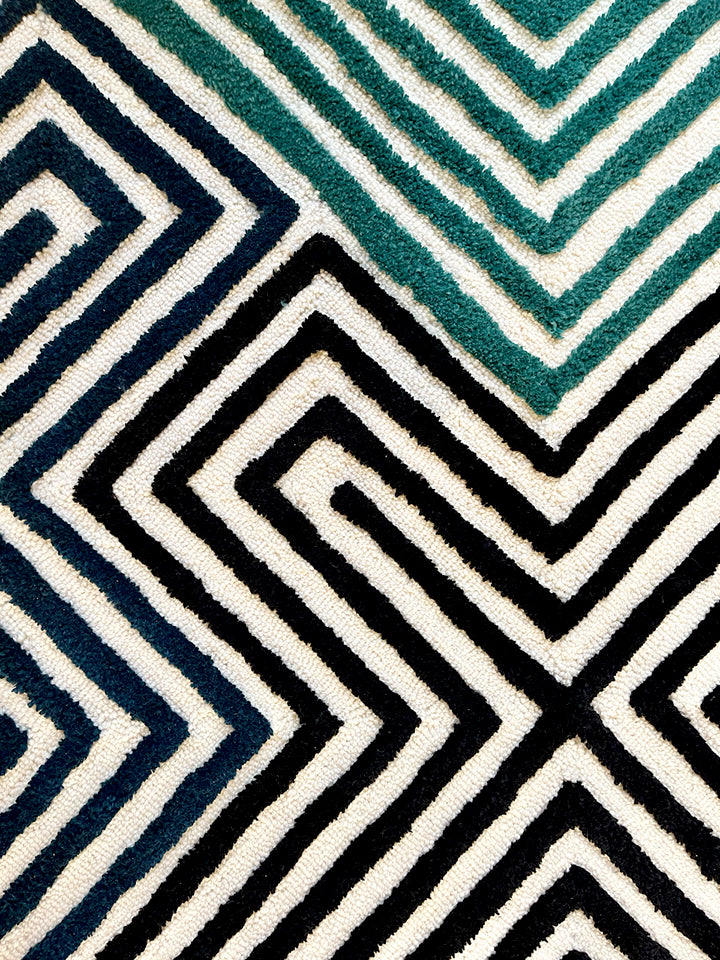 geo 'interlock' rug