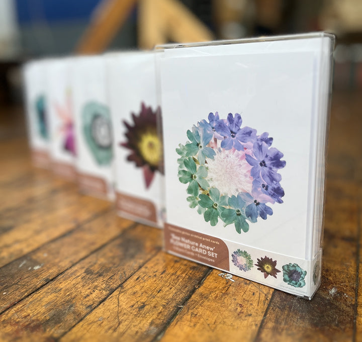 'see nature anew' botanicals blank card set