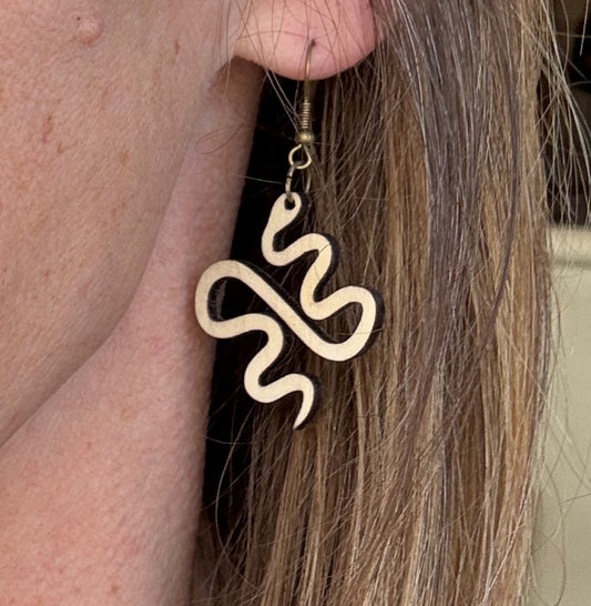 snake earrings