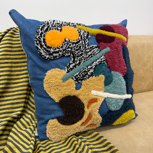 'falling rods' pillow