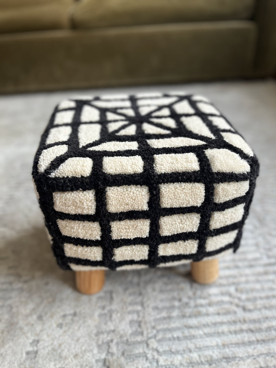 tufted footstool - web